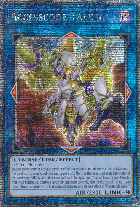 Accesscode Talker (New Art) [RA04-EN079] Quarter Century Secret Rare | GnG Games