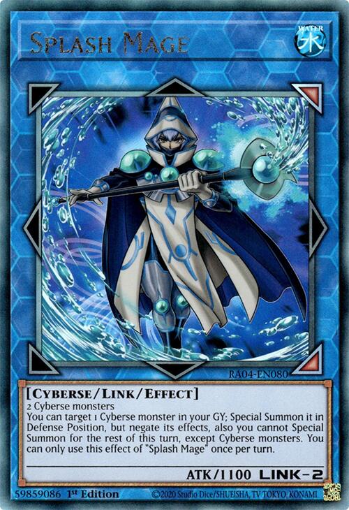 Splash Mage [RA04-EN080] Prismatic Ultimate Rare | GnG Games