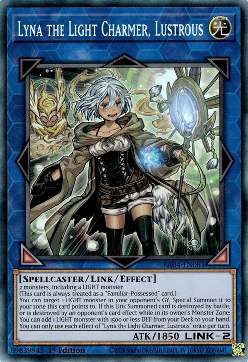 Lyna the Light Charmer, Lustrous [RA04-EN081] Prismatic Collector's Rare | GnG Games