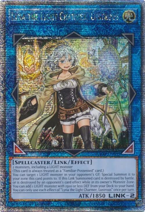 Lyna the Light Charmer, Lustrous [RA04-EN081] Quarter Century Secret Rare | GnG Games