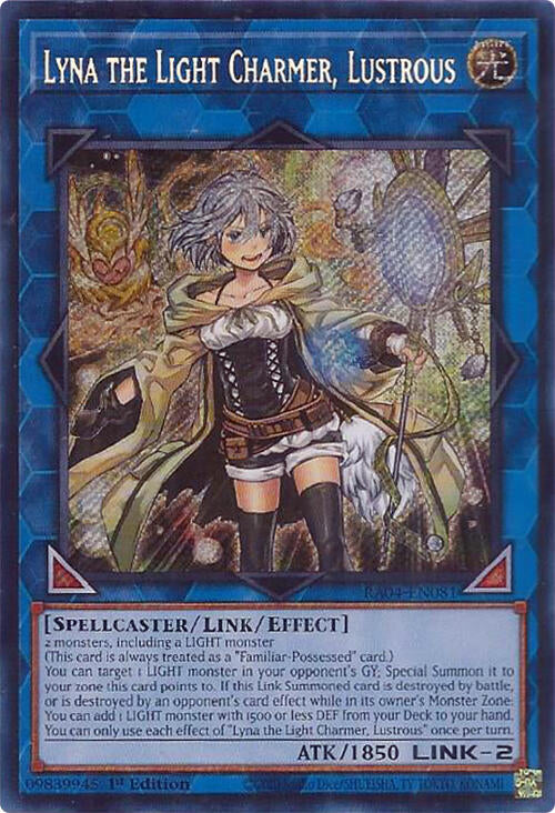 Lyna the Light Charmer, Lustrous [RA04-EN081] Secret Rare | GnG Games