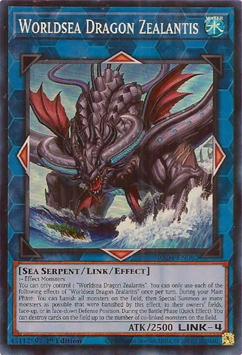 Worldsea Dragon Zealantis [RA04-EN082] Super Rare | GnG Games