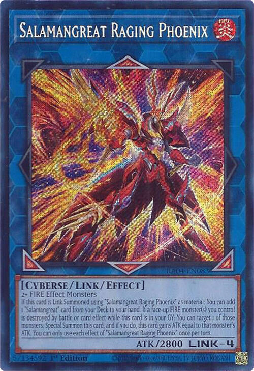 Salamangreat Raging Phoenix [RA04-EN083] Secret Rare | GnG Games