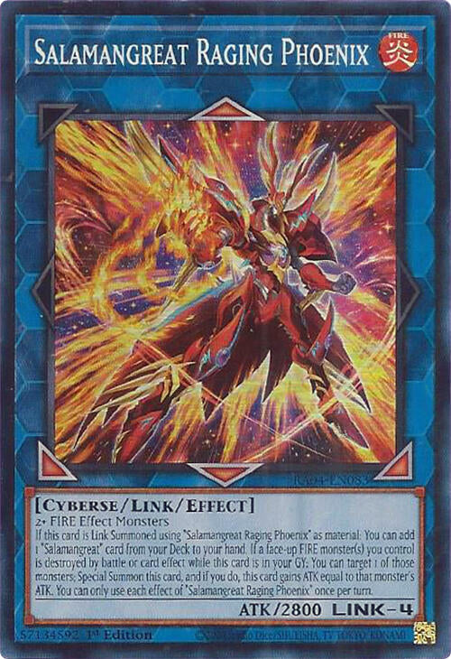 Salamangreat Raging Phoenix [RA04-EN083] Super Rare | GnG Games