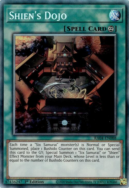 Shien's Dojo [RA04-EN088] Prismatic Collector's Rare | GnG Games