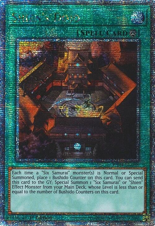 Shien's Dojo [RA04-EN088] Quarter Century Secret Rare | GnG Games