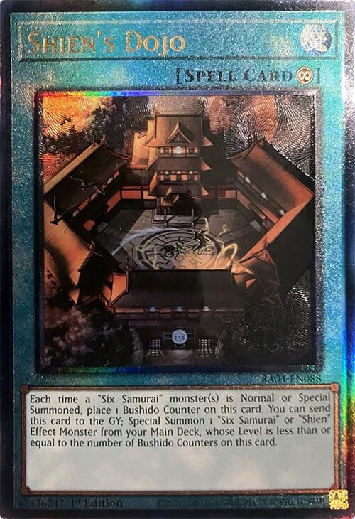 Shien's Dojo [RA04-EN088] Prismatic Ultimate Rare | GnG Games