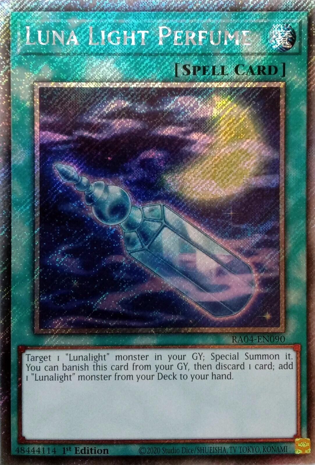 Luna Light Perfume [RA04-EN090] Platinum Secret Rare | GnG Games