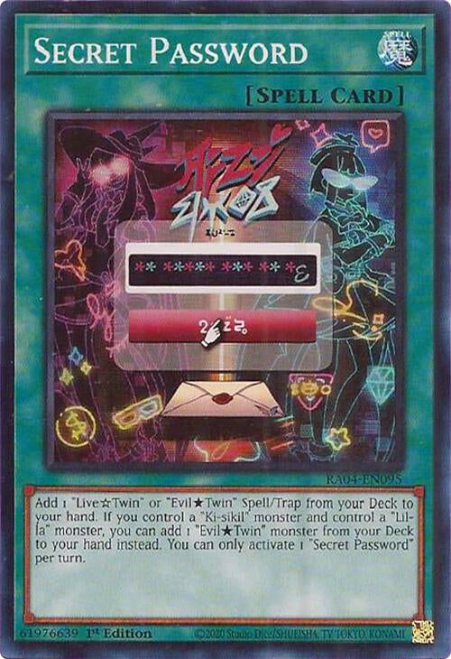 Secret Password [RA04-EN095] Super Rare | GnG Games