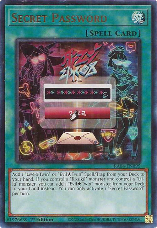 Secret Password [RA04-EN095] Ultra Rare | GnG Games