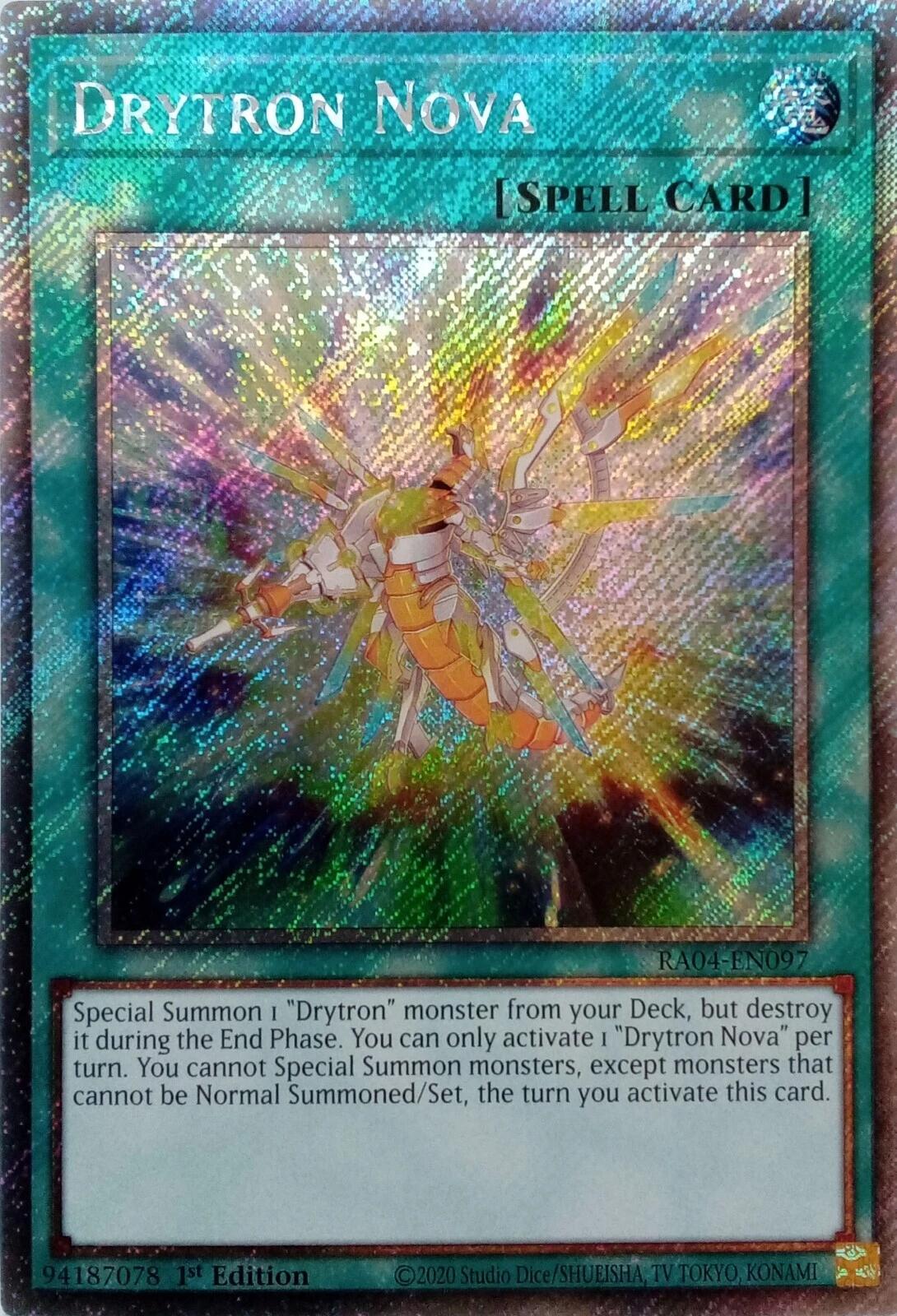 Drytron Nova [RA04-EN097] Platinum Secret Rare | GnG Games