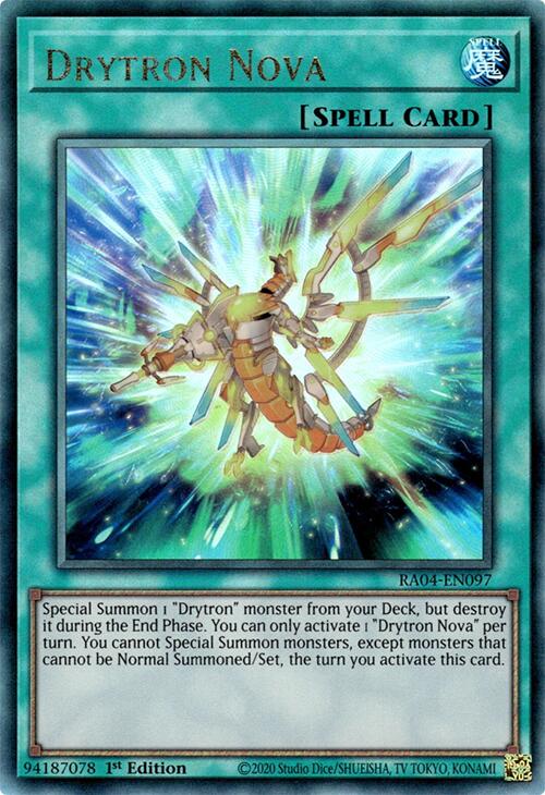 Drytron Nova [RA04-EN097] Prismatic Ultimate Rare | GnG Games
