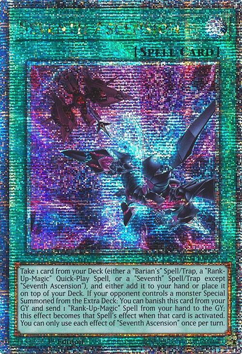 Seventh Ascension [RA04-EN098] Quarter Century Secret Rare | GnG Games