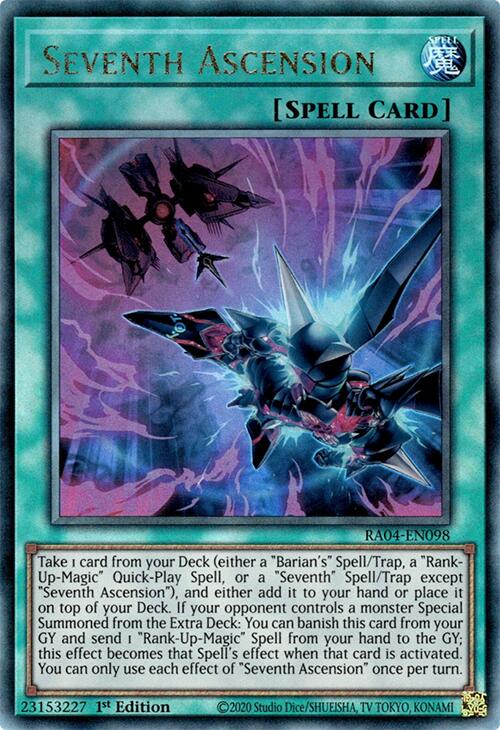Seventh Ascension [RA04-EN098] Prismatic Ultimate Rare | GnG Games