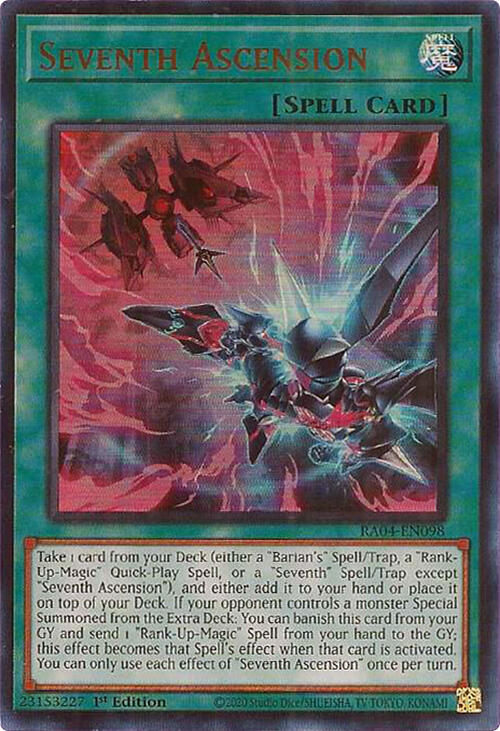 Seventh Ascension [RA04-EN098] Ultra Rare | GnG Games