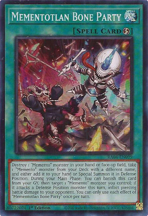 Mementotlan Bone Party [RA04-EN099] Super Rare | GnG Games