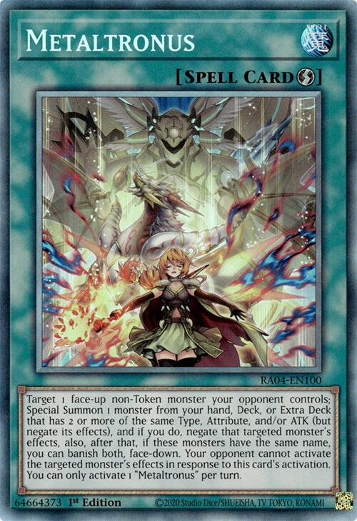 Metaltronus [RA04-EN100] Prismatic Collector's Rare | GnG Games