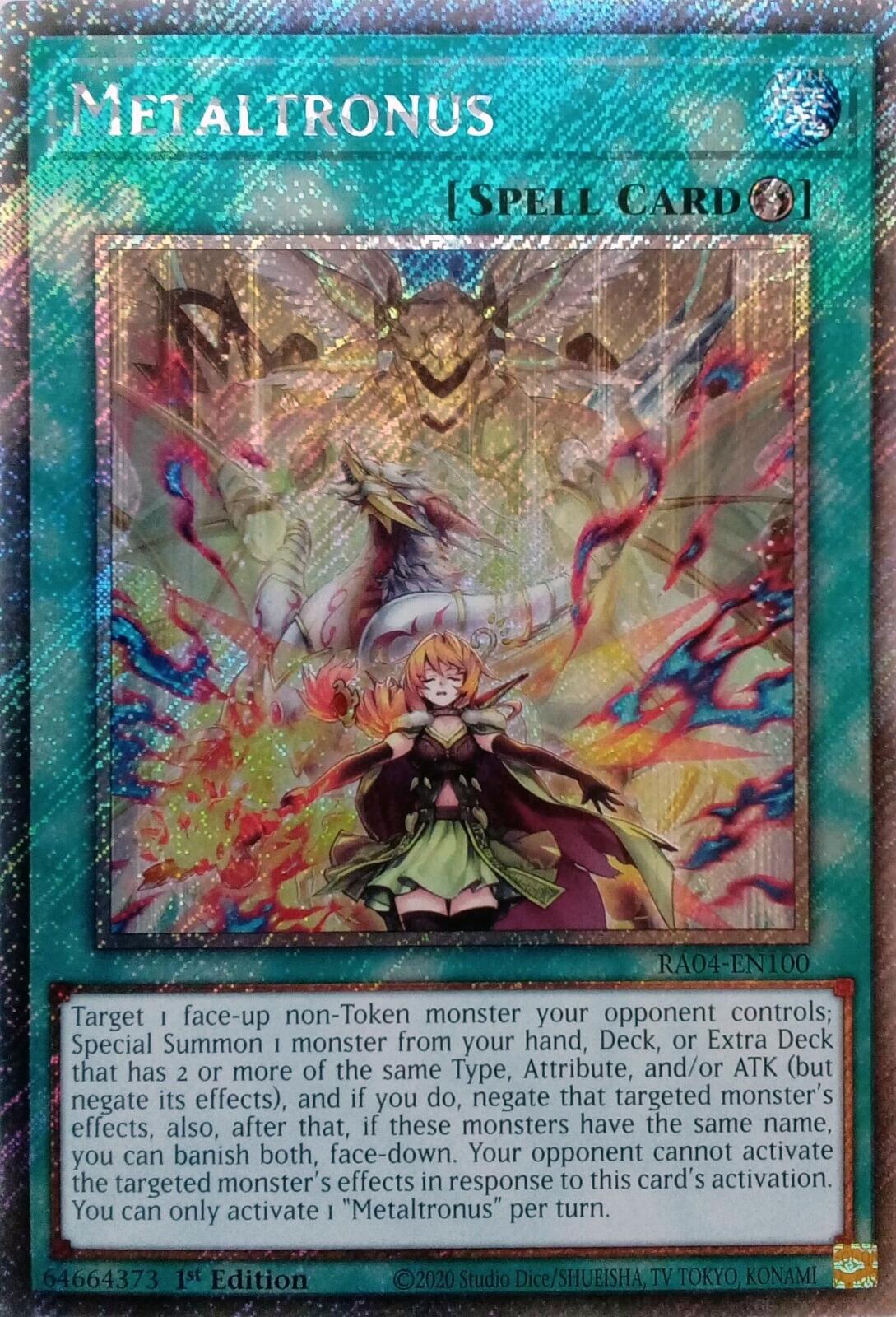 Metaltronus [RA04-EN100] Platinum Secret Rare | GnG Games