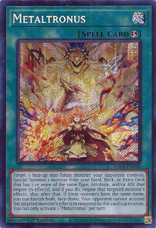 Metaltronus [RA04-EN100] Secret Rare | GnG Games