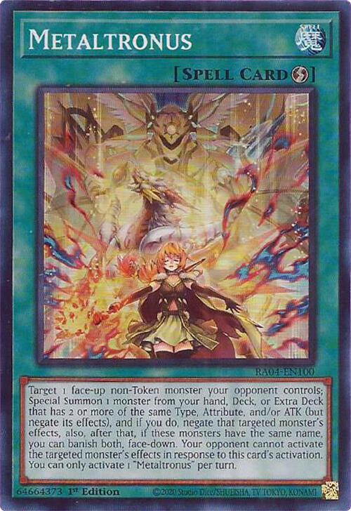 Metaltronus [RA04-EN100] Super Rare | GnG Games
