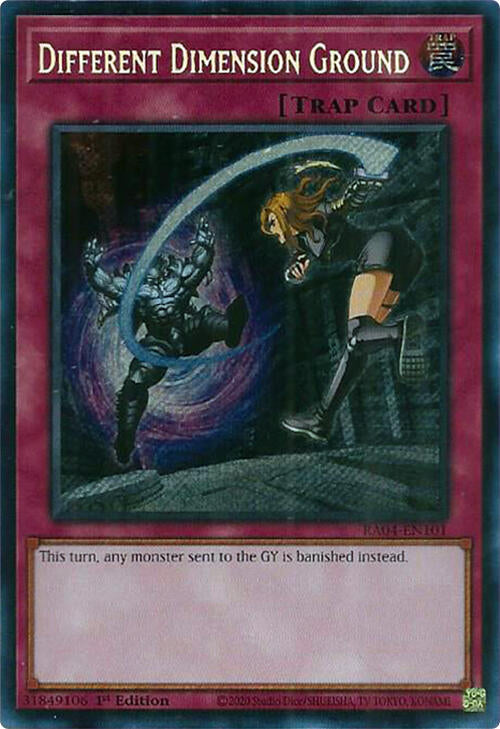 Different Dimension Ground [RA04-EN101] Secret Rare | GnG Games