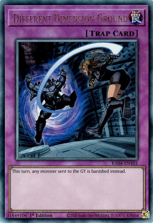 Different Dimension Ground [RA04-EN101] Prismatic Ultimate Rare | GnG Games