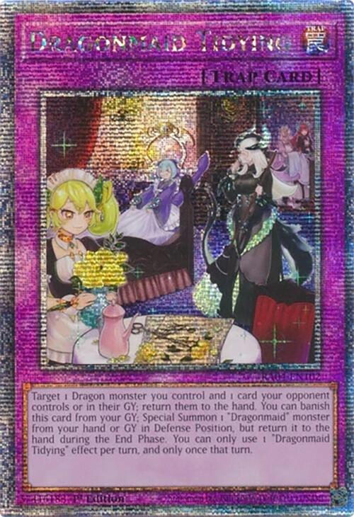 Dragonmaid Tidying [RA04-EN102] Quarter Century Secret Rare | GnG Games