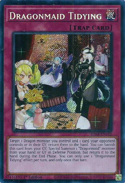 Dragonmaid Tidying [RA04-EN102] Secret Rare | GnG Games