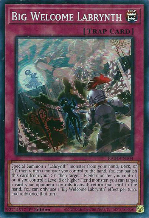 Big Welcome Labrynth [RA04-EN104] Super Rare | GnG Games