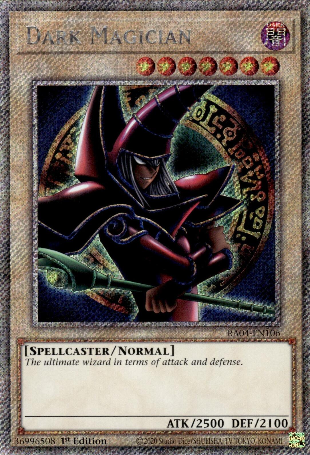 Dark Magician (Arkana) [RA04-EN106] Platinum Secret Rare | GnG Games
