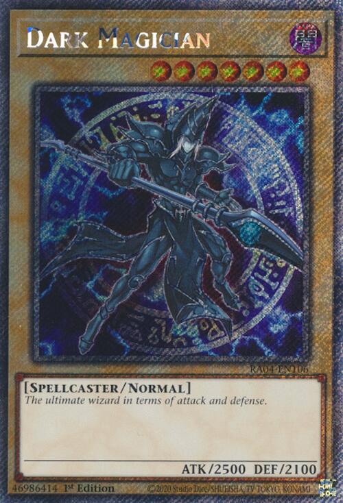 Dark Magician (7th Art) [RA04-EN106] Platinum Secret Rare | GnG Games