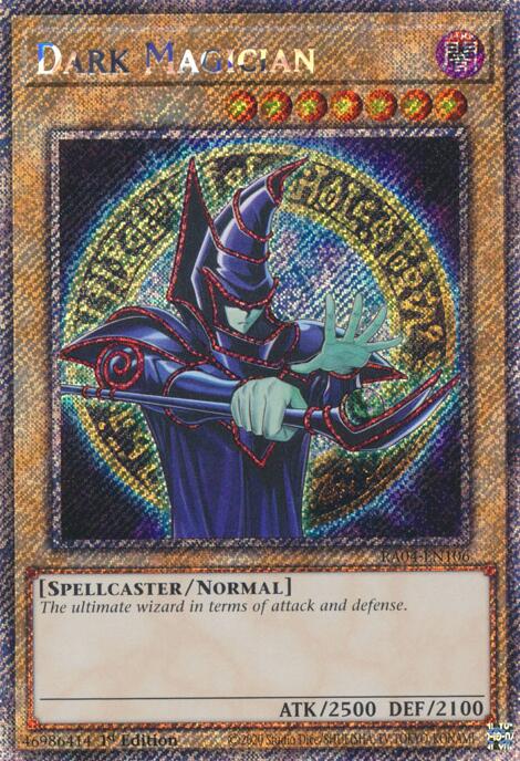 Dark Magician (9th Art) [RA04-EN106] Platinum Secret Rare | GnG Games