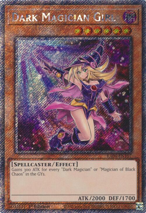 Dark Magician Girl (7th Art) [RA04-EN107] Platinum Secret Rare | GnG Games