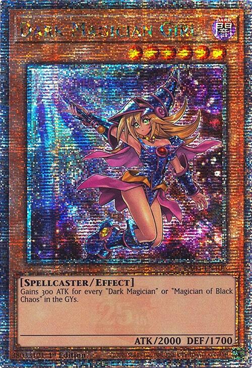 Dark Magician Girl (7th Art) [RA04-EN107] Quarter Century Secret Rare | GnG Games