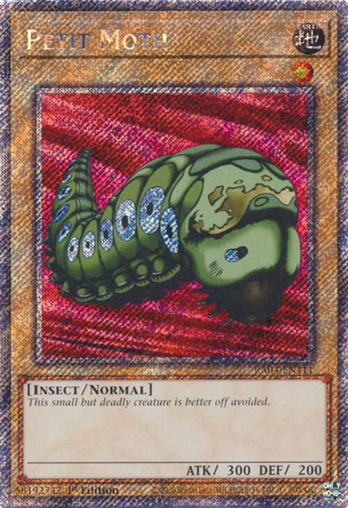 Petit Moth [RA04-EN111] Platinum Secret Rare | GnG Games