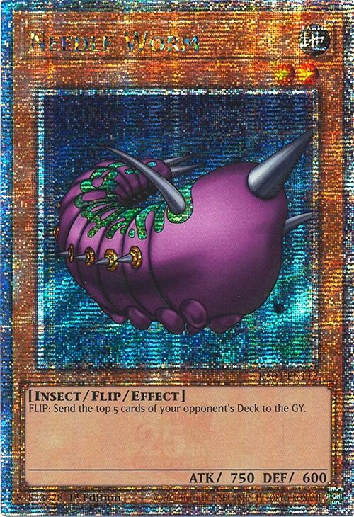 Needle Worm [RA04-EN112] Quarter Century Secret Rare | GnG Games