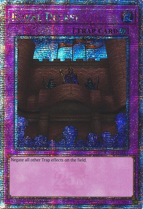 Royal Decree [RA04-EN113] Quarter Century Secret Rare | GnG Games