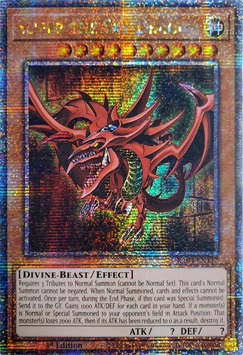 Slifer the Sky Dragon [RA04-EN117] Quarter Century Secret Rare | GnG Games