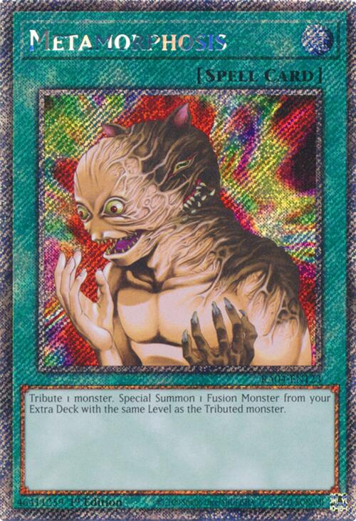 Metamorphosis [RA04-EN123] Platinum Secret Rare | GnG Games
