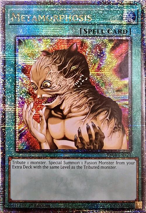 Metamorphosis [RA04-EN123] Quarter Century Secret Rare | GnG Games