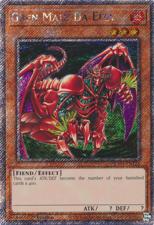 Gren Maju Da Eiza [RA04-EN124] Platinum Secret Rare | GnG Games