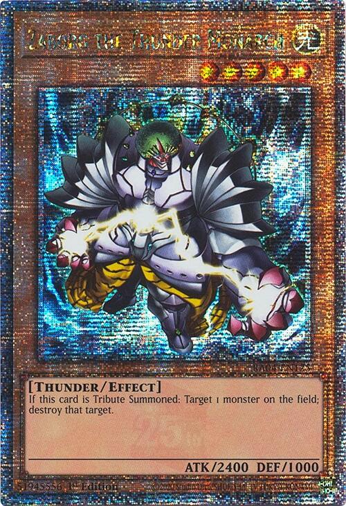 Zaborg the Thunder Monarch [RA04-EN125] Quarter Century Secret Rare | GnG Games