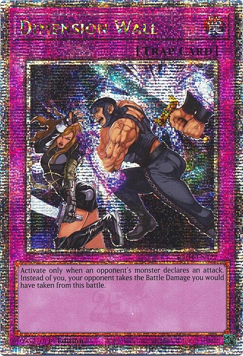 Dimension Wall [RA04-EN127] Quarter Century Secret Rare | GnG Games