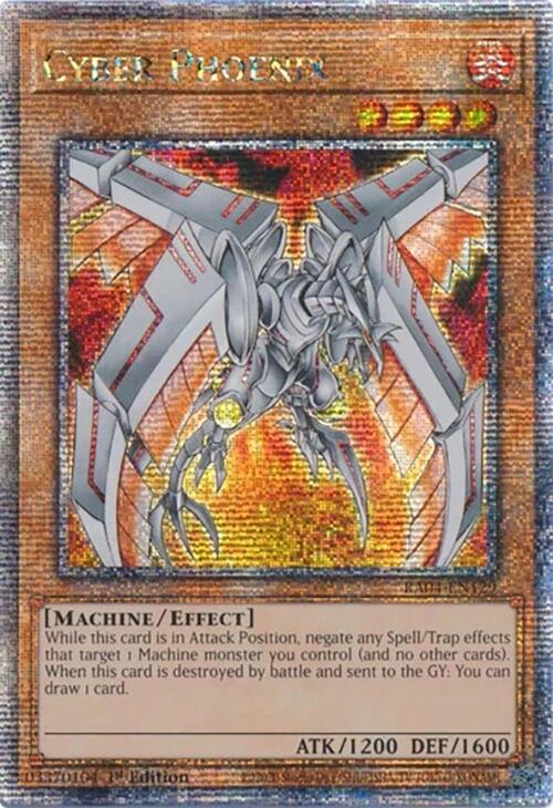 Cyber Phoenix [RA04-EN129] Quarter Century Secret Rare | GnG Games