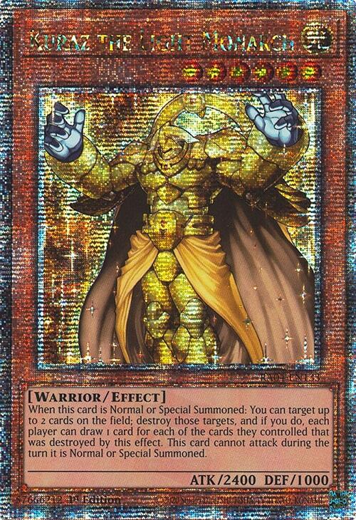 Kuraz the Light Monarch [RA04-EN133] Quarter Century Secret Rare | GnG Games