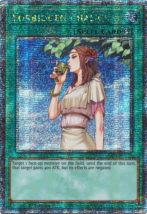 Forbidden Chalice [RA04-EN137] Quarter Century Secret Rare | GnG Games