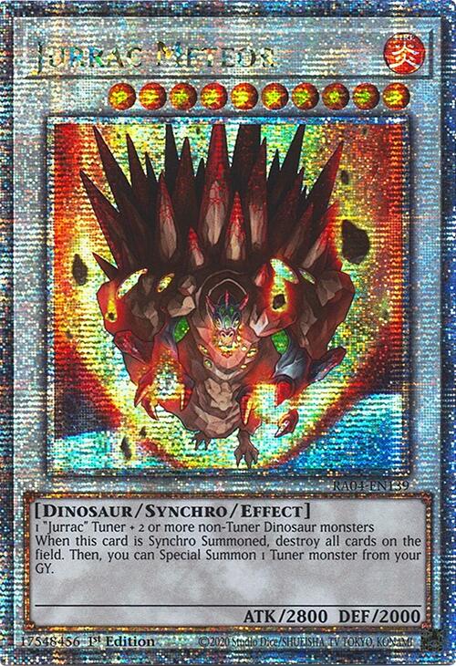 Jurrac Meteor [RA04-EN139] Quarter Century Secret Rare | GnG Games