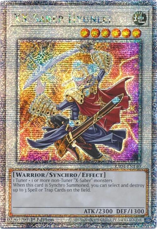 XX-Saber Hyunlei [RA04-EN140] Quarter Century Secret Rare | GnG Games