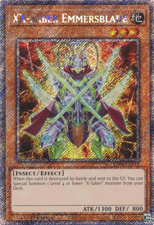 XX-Saber Emmersblade [RA04-EN141] Platinum Secret Rare | GnG Games