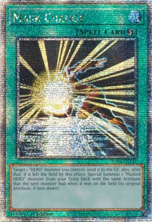 Mask Change [RA04-EN142] Quarter Century Secret Rare | GnG Games